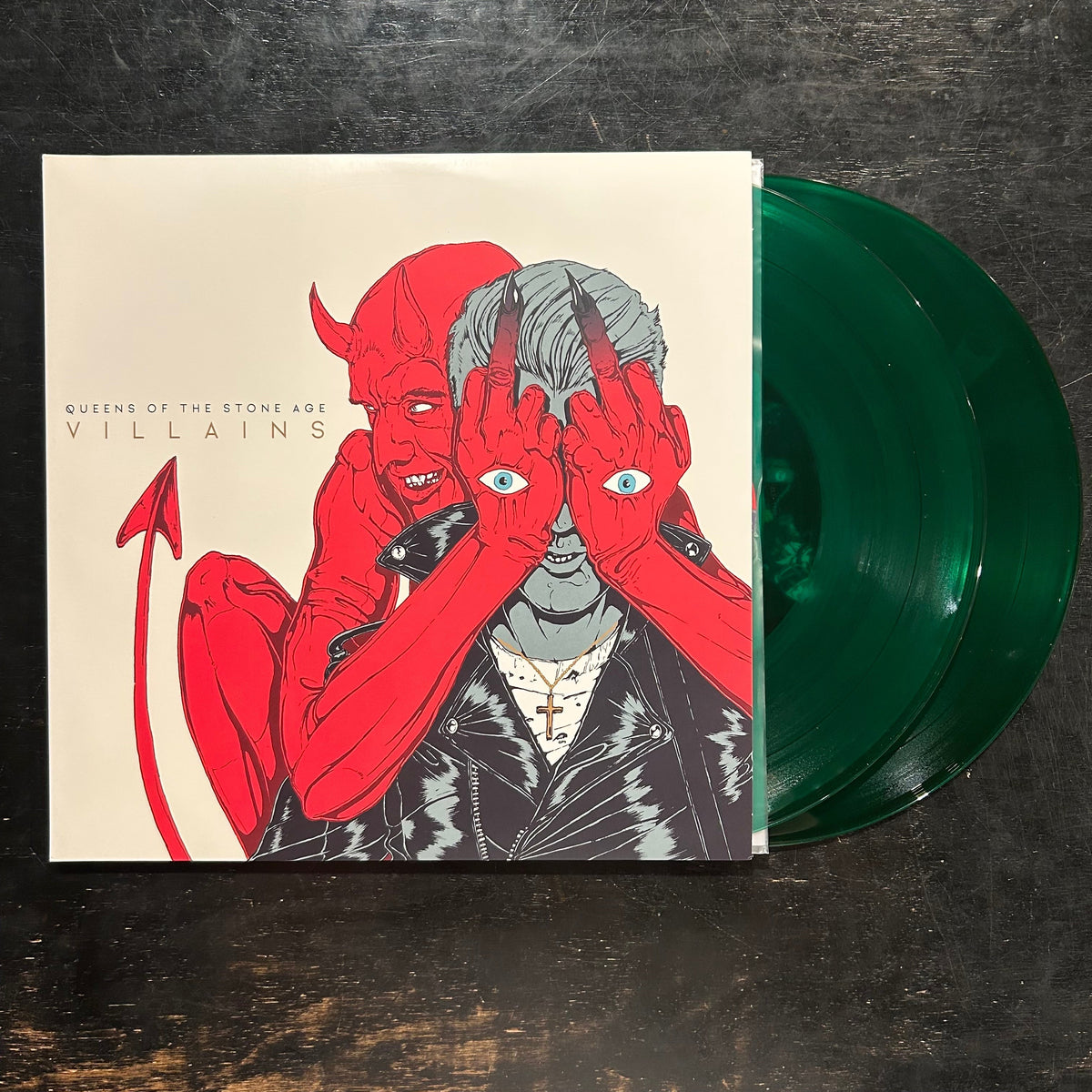 Queens of the Stone Age - Villains (2022 Reissue)(Used Clear Green 